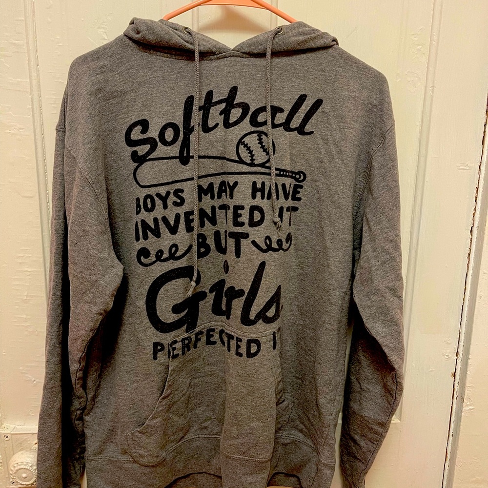Womens softball hoodie